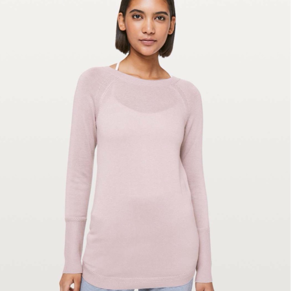 Lululemon Unity Drop Back Sweater sz. 4